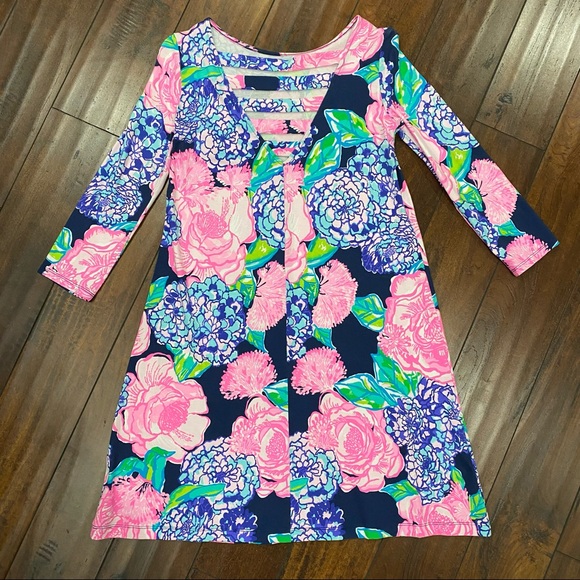 Lilly Pulitzer Ophelia Dress in Hey Hey Bouquet XXS - Picture 3 of 4